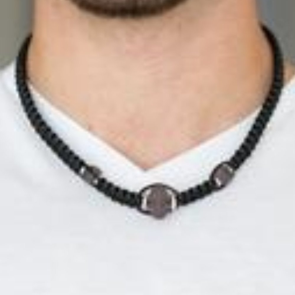 Paparazzi Maui Beach Black Urban Necklace